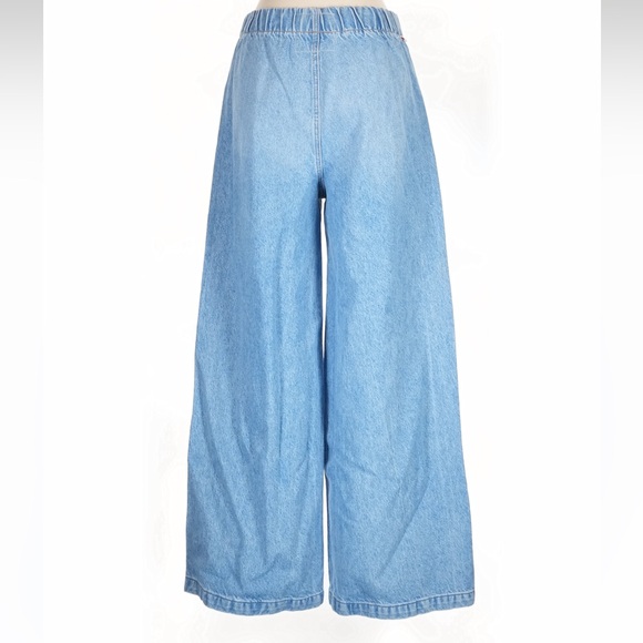 Mother Snacks Wide-Leg Jeans large like new - Picture 2 of 3